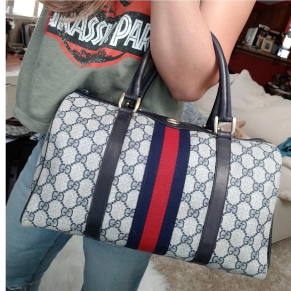 Authentic Vintage Gucci Boston Satchel - Picture 12 of 12